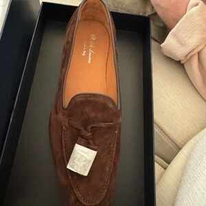 Ralph Lauren Men's Brown Suede Loafers